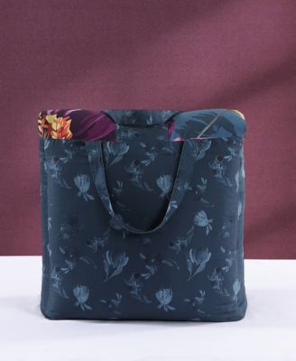 Vibrant Flora Bedding 100% Cotton Sateen 5 Piece Queen Size Reversible Comforter Set