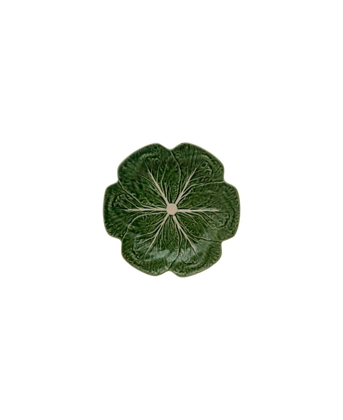 Bordallo Pinheiro Cabbage Dinner Plates, Set Of 4 In Green