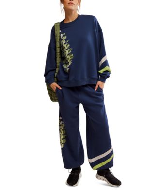 Free People - Women's All Star Logo Mid-Rise Sweatpants