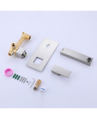 Single-Handle Wall Mount Bathroom Faucet