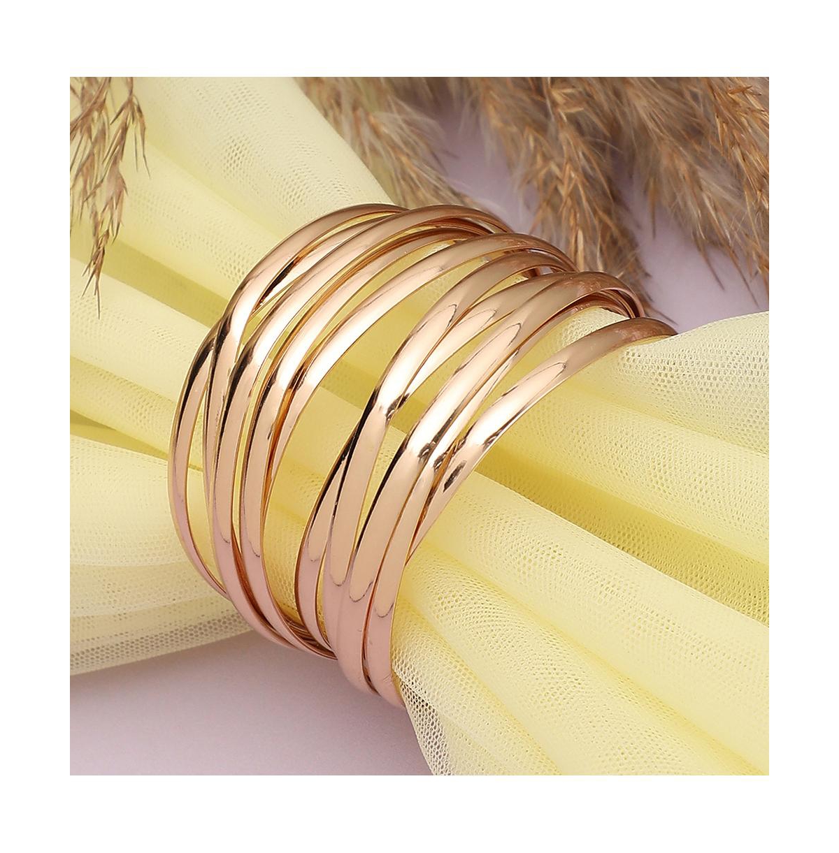 Sohi Women's Overlap Cuff Bracelet