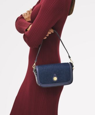 Bathurst Mews Denim Small Flapover Crossbody Bag