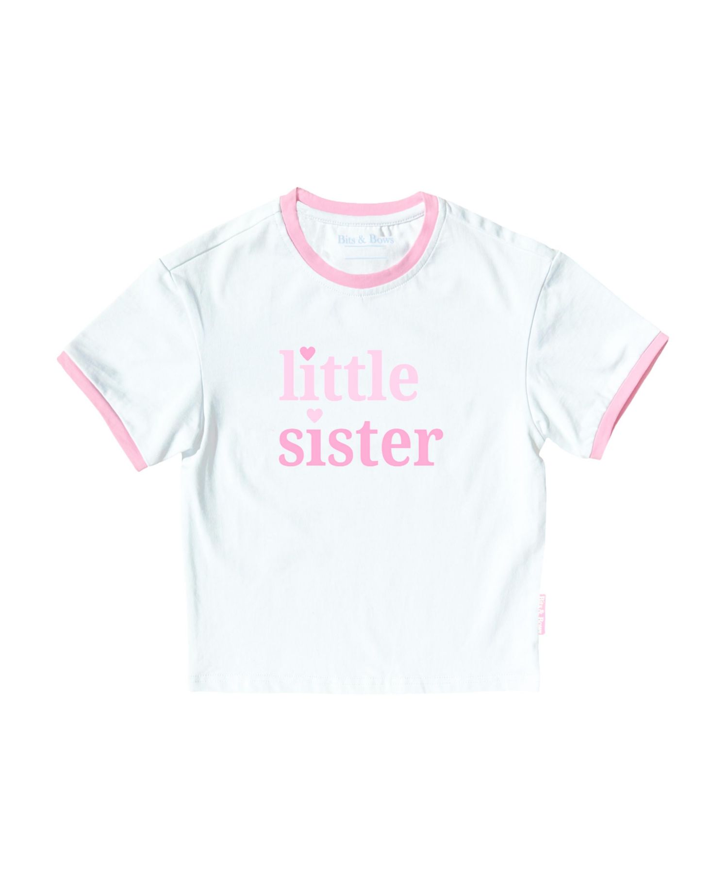 Girls Little Sister Crewneck T-Shirt