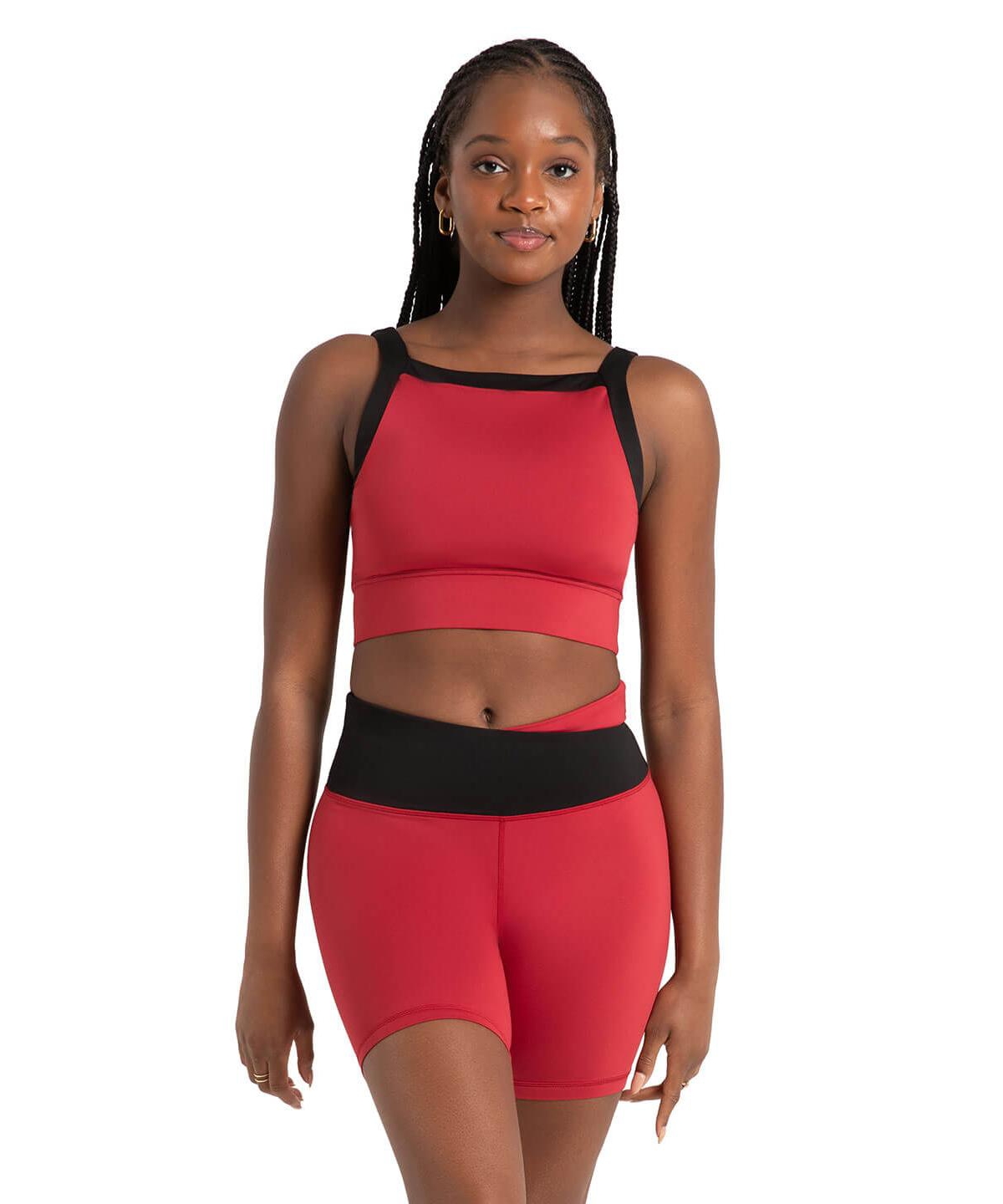 Women's C'Est La Vie Couture Longline Bra - Scarlet smile