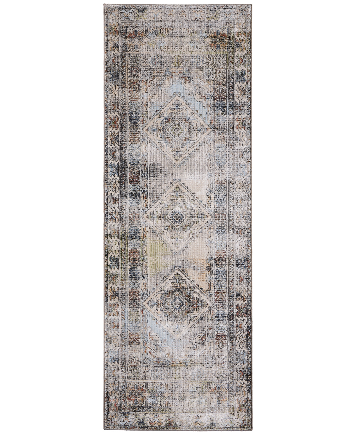 Feizy Melrose 39p0f 2'6"x7'3" Runner Area Rug In Multi