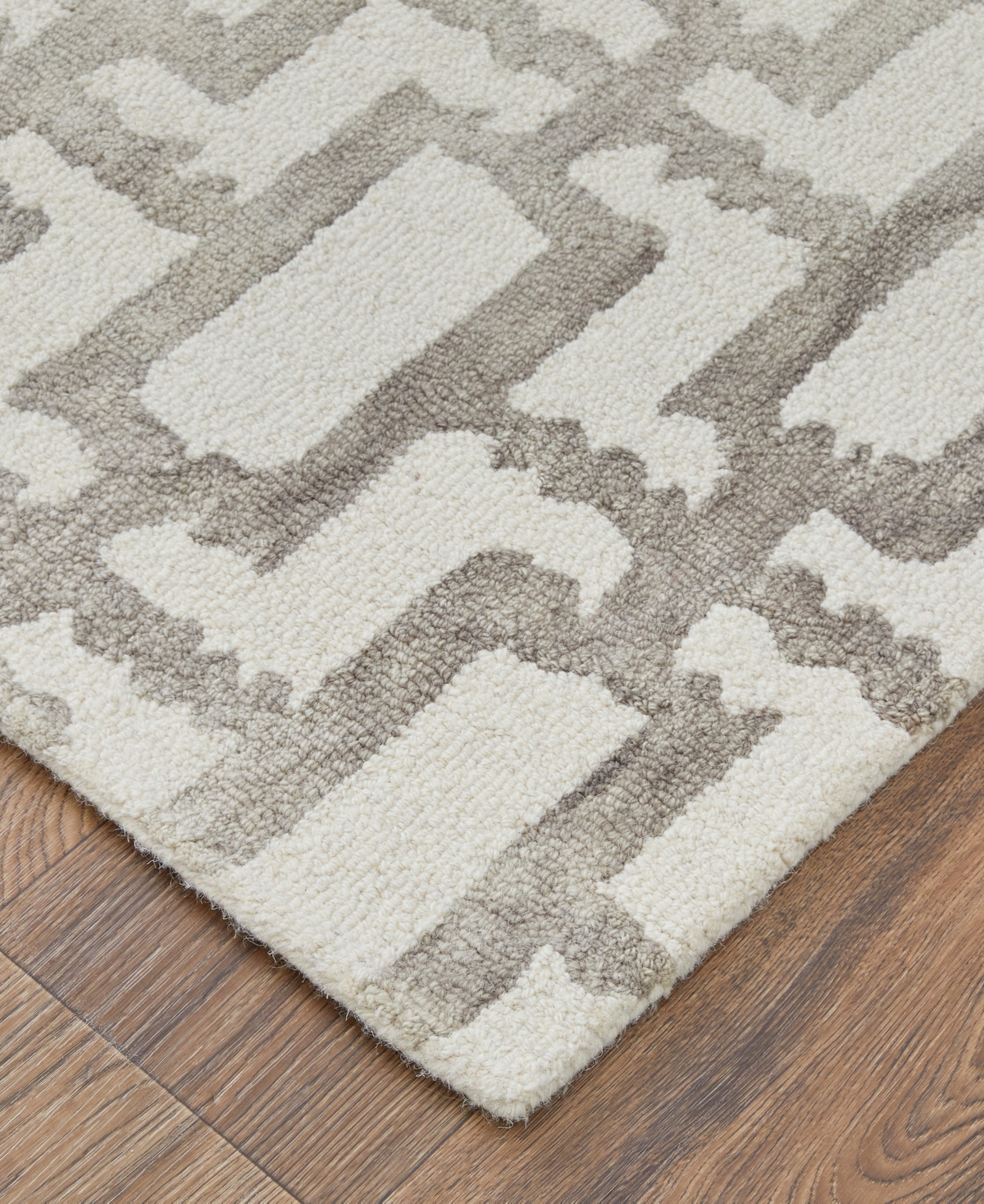 Feizy Lorrain 8919f 5'x8' Area Rug In White