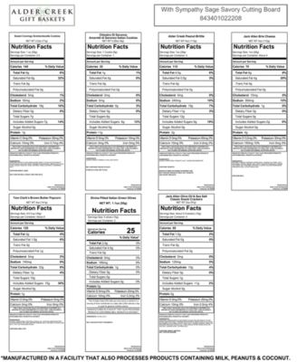 with Sympathy Savory Cutting Board, 8 Pieces