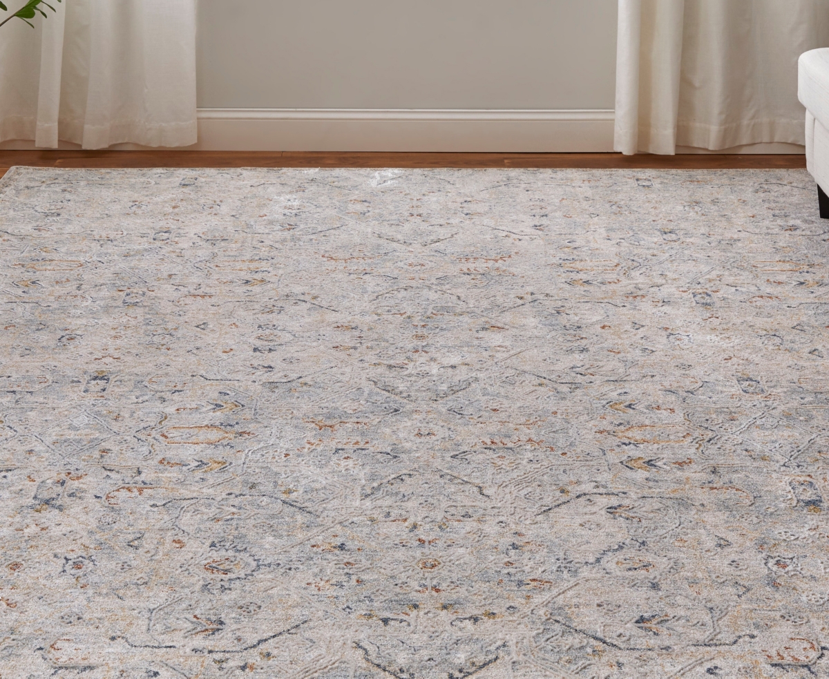 Feizy Pasha 39m6f 6'7"x9'6" Area Rug In Gray