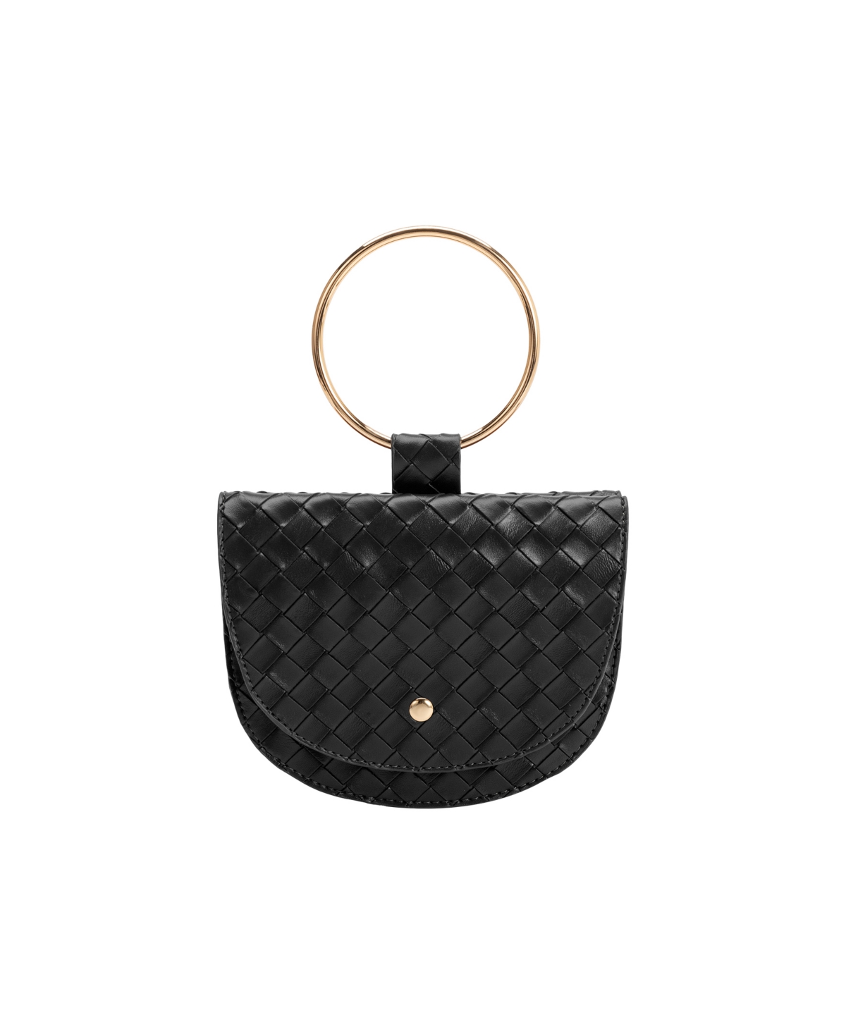 Felix Ring Top Handle Bag - Silver