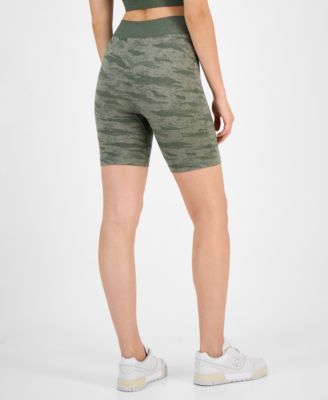 Women's Printed Seamless Bike Shorts, Exclusively at Macy's