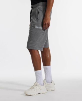 Men's Stitched Pockets Fleece Shorts