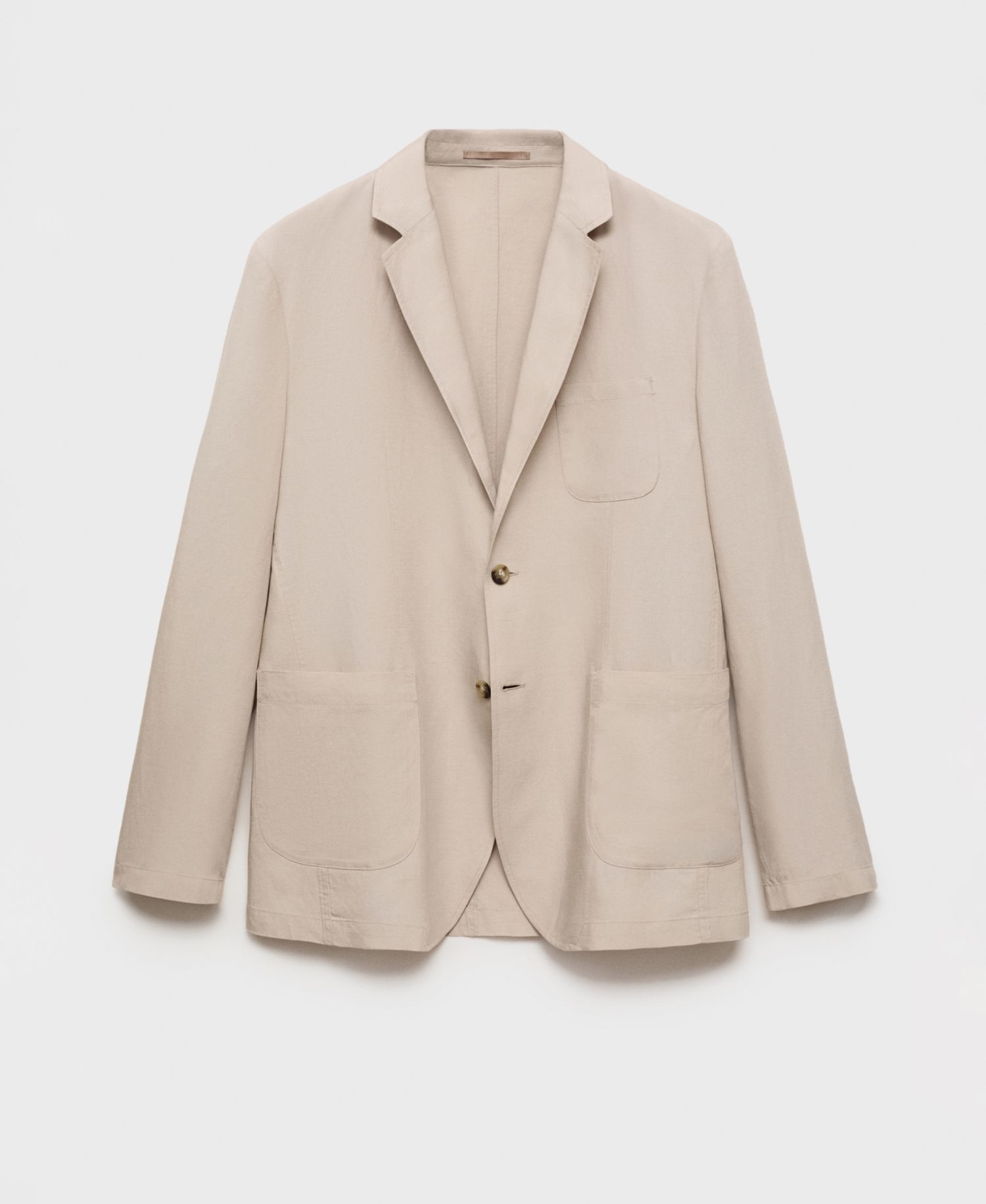 Men's Slim-Fit Linen Jacket