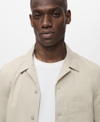 Men's Chest Pocket Regular-Fit Shirt