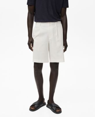 MANGO - Men's Slim-Fit Chino Cotton 9.41" Bermuda Shorts