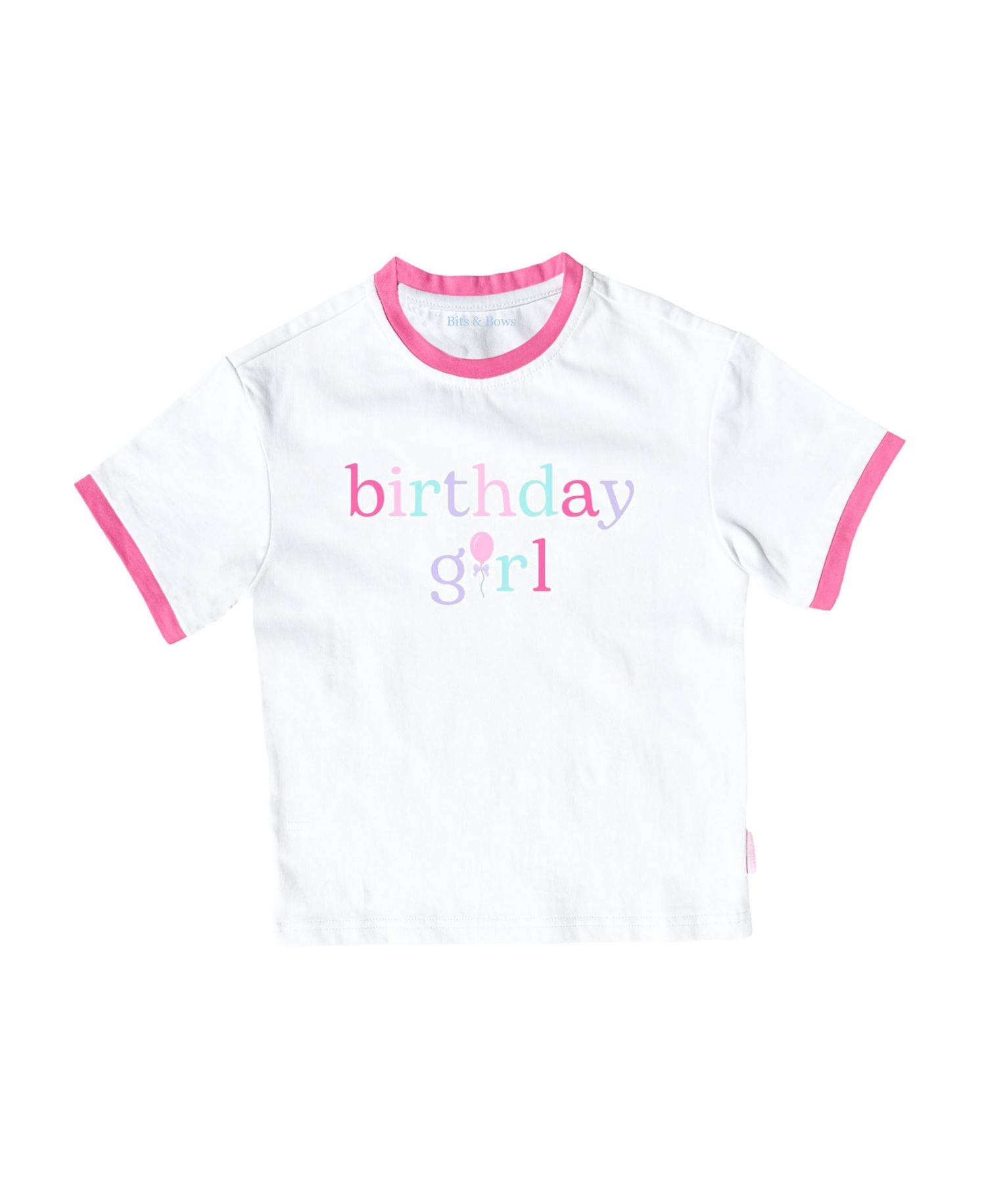 Girls Birthday Girl Crewneck T-Shirt