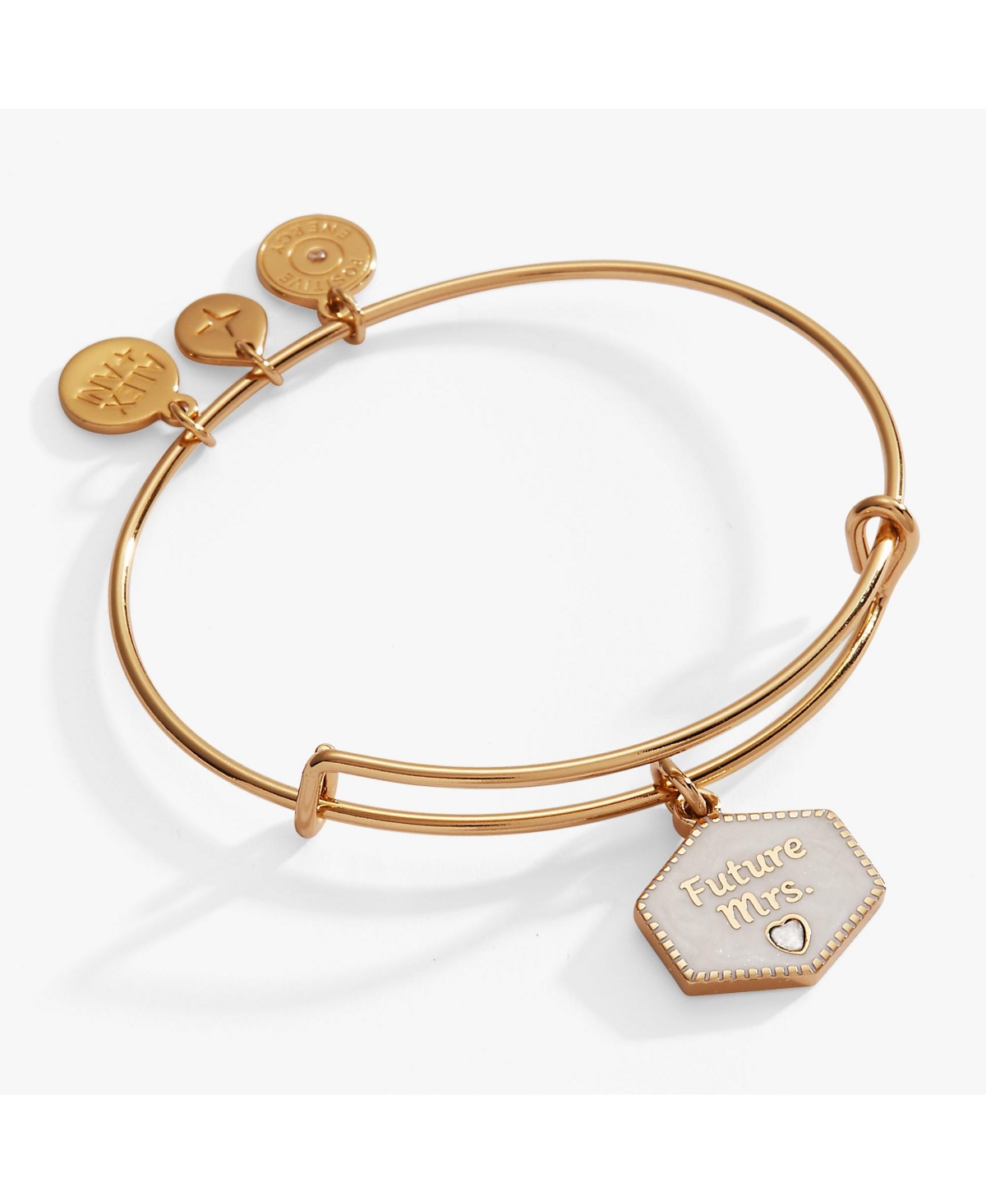 Future Mrs Charm Bangle Bracelet - Gold