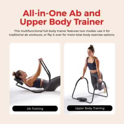 Portable Ab Crunch Assisted Trainer, Assisted Core Exercise Machine for Home Gym, Abdominal Workout Equipment