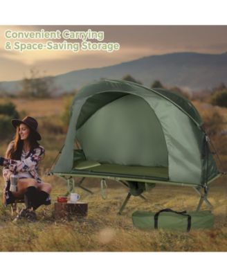 Cot Elevated Compact Tent Set with External Cover