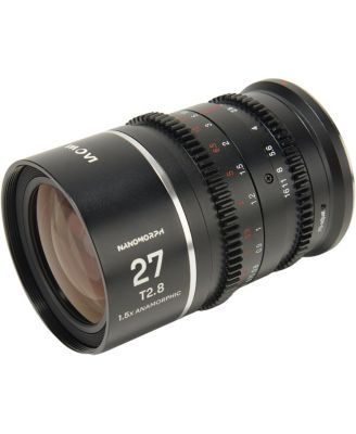 Laowa Nanomorph 27mm T2.8 1.5x S35 Anamorphic Lens for Sony E, Blue Flare