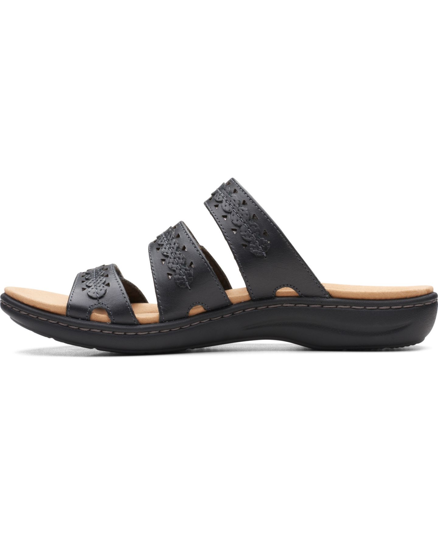 Женские сандалии Clarks Collection Laurieann Cove, цвет: Чёрный кожаный — фото 3