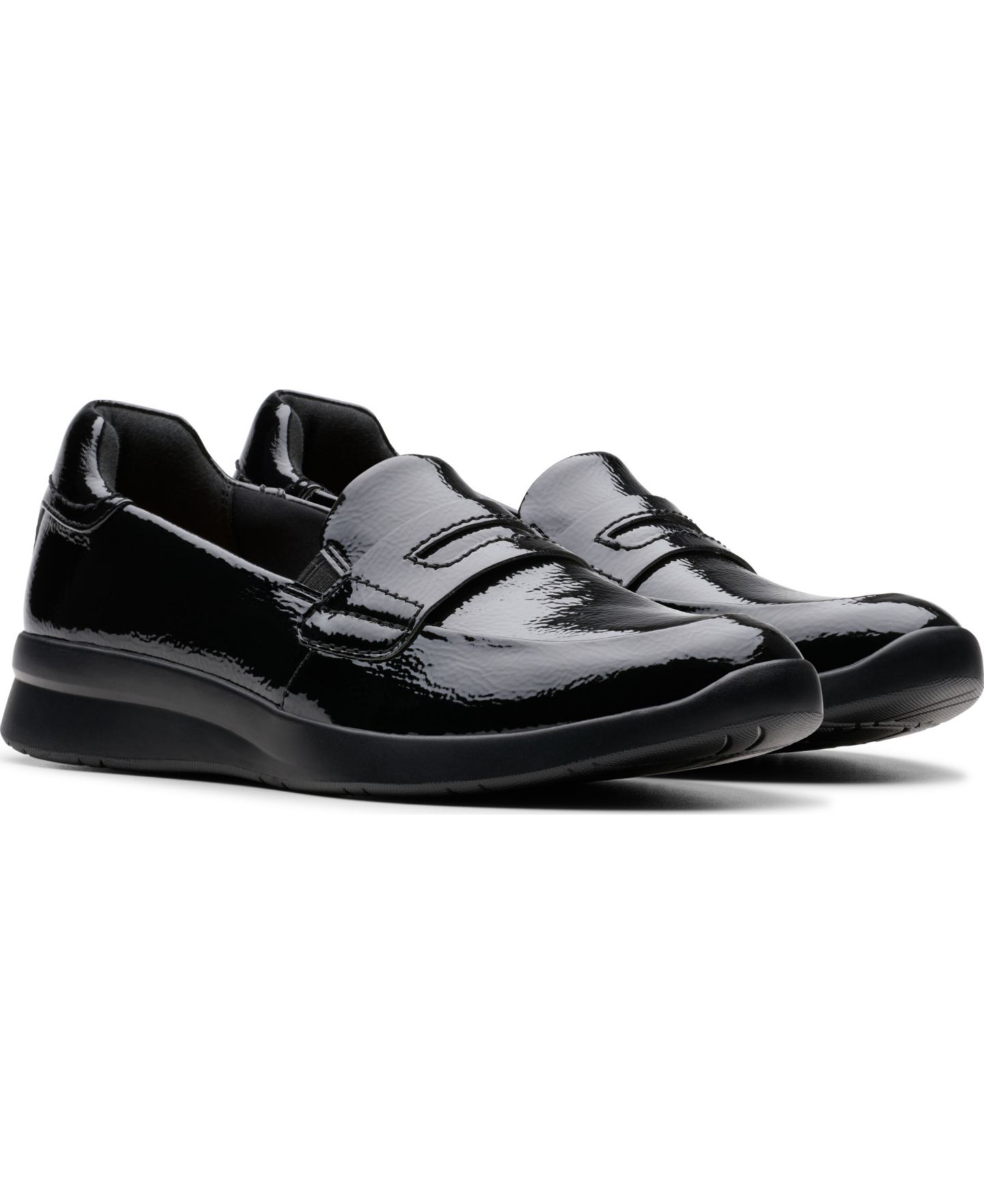 Женские туфли Clarks Collection Ellowyn Penny, цвет: Чёрный лаковый — фото 5