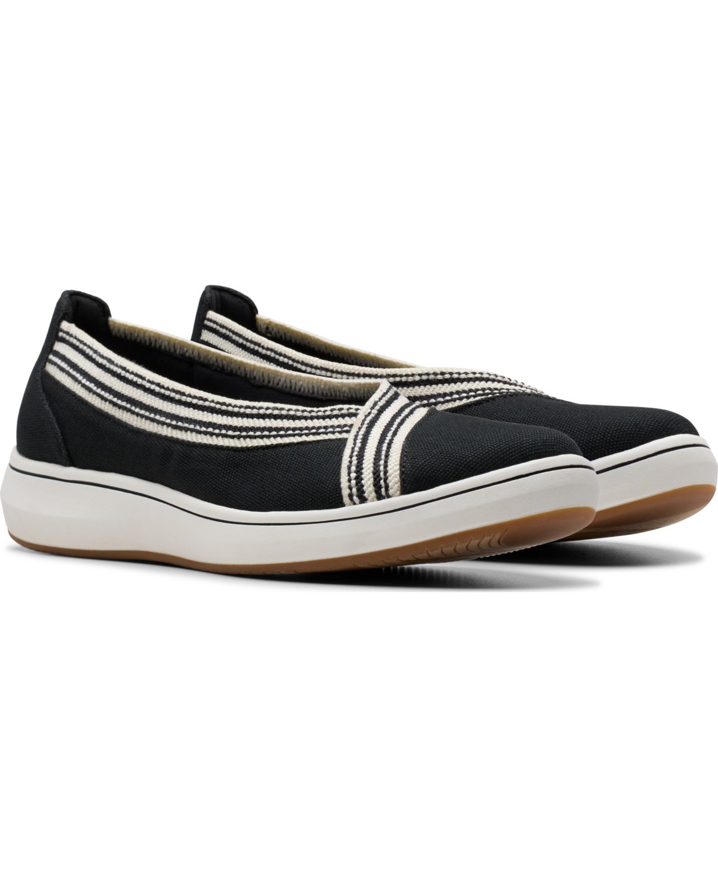 Женские кроссовки Clarks Cloud Steppers Breeze Sky Air Closed Toe, цвет: Чёрный — фото 5