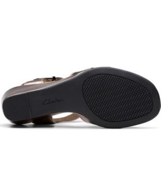 Emmalae Iris Leather Wedge Sandals