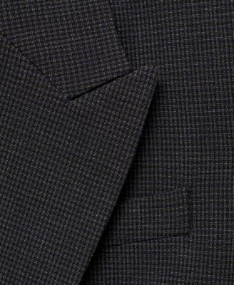 Women's Straight-Fit Micro-Houndstooth Jacket