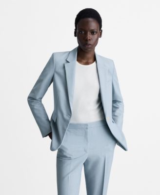 MANGO - Women's Fitted Suit Jacket