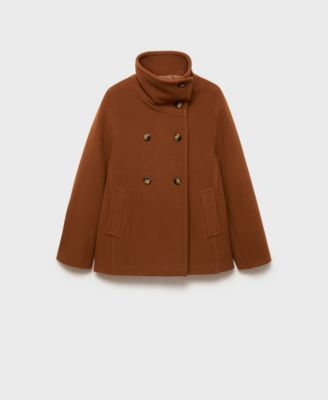 Women's Double-Breasted Wool Coat