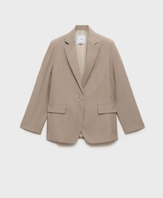 MANGO - Women's Lyocell Suit Jacket