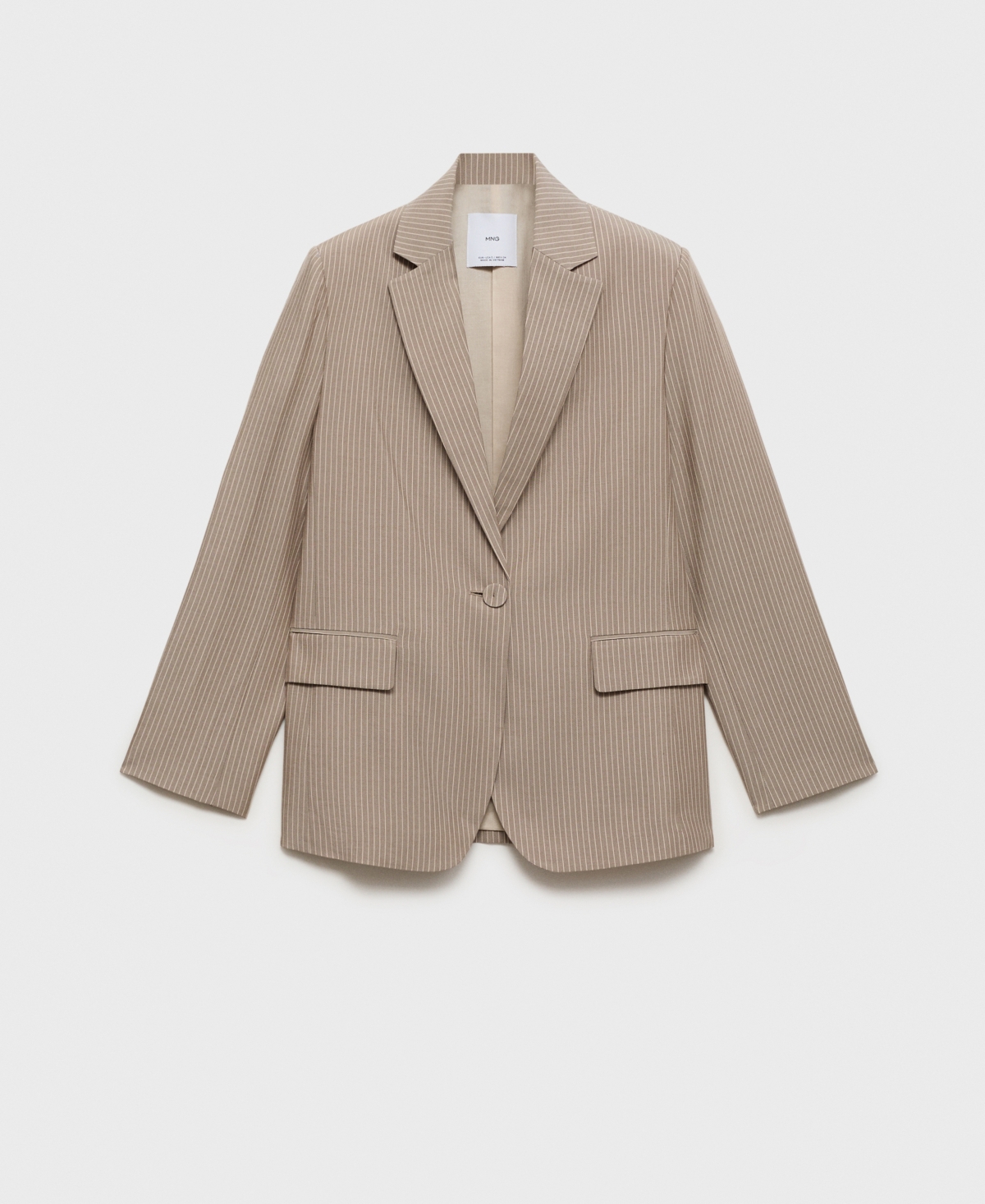 Women's Lyocell Suit Jacket - Medium Brown