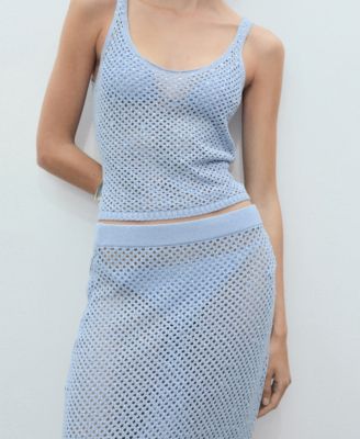 Women's Rhinestone Detail Knitted Top