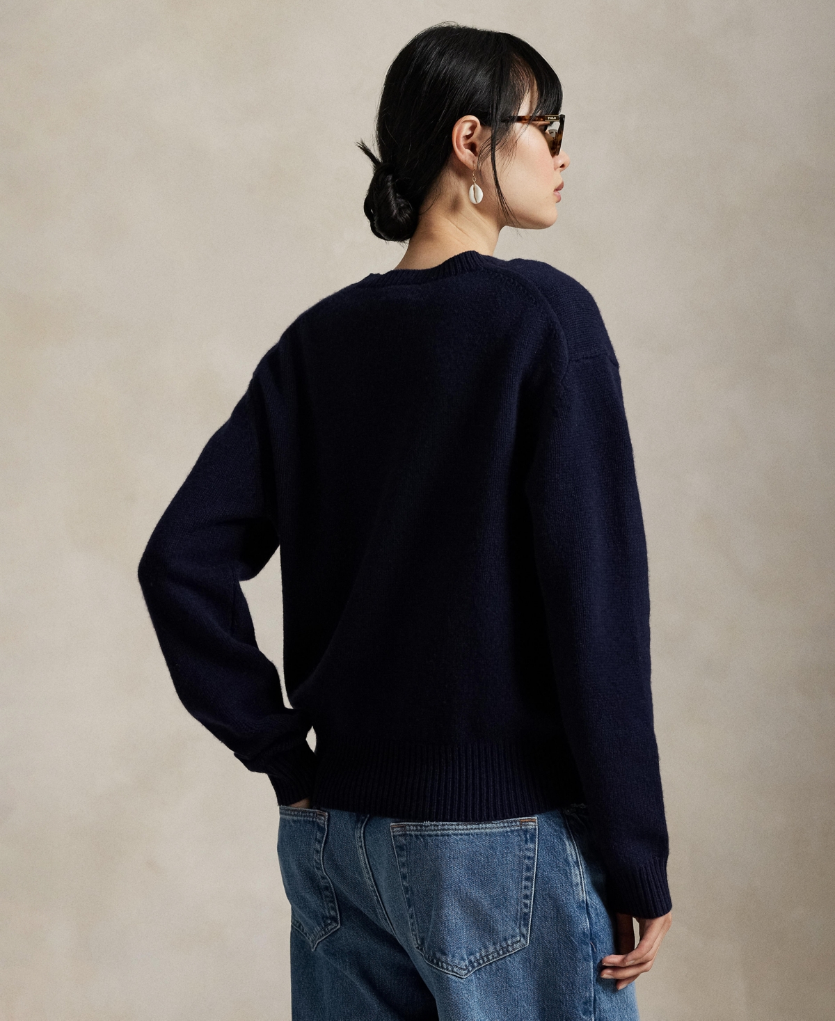 Polo Ralph Lauren Sweater Pullover Hunter Navy In Blue
