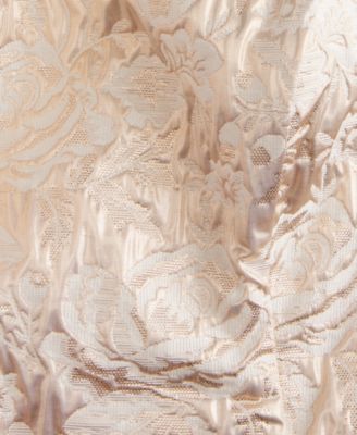 Juniors' Strapless Bow-Back Fit & Flare Dress