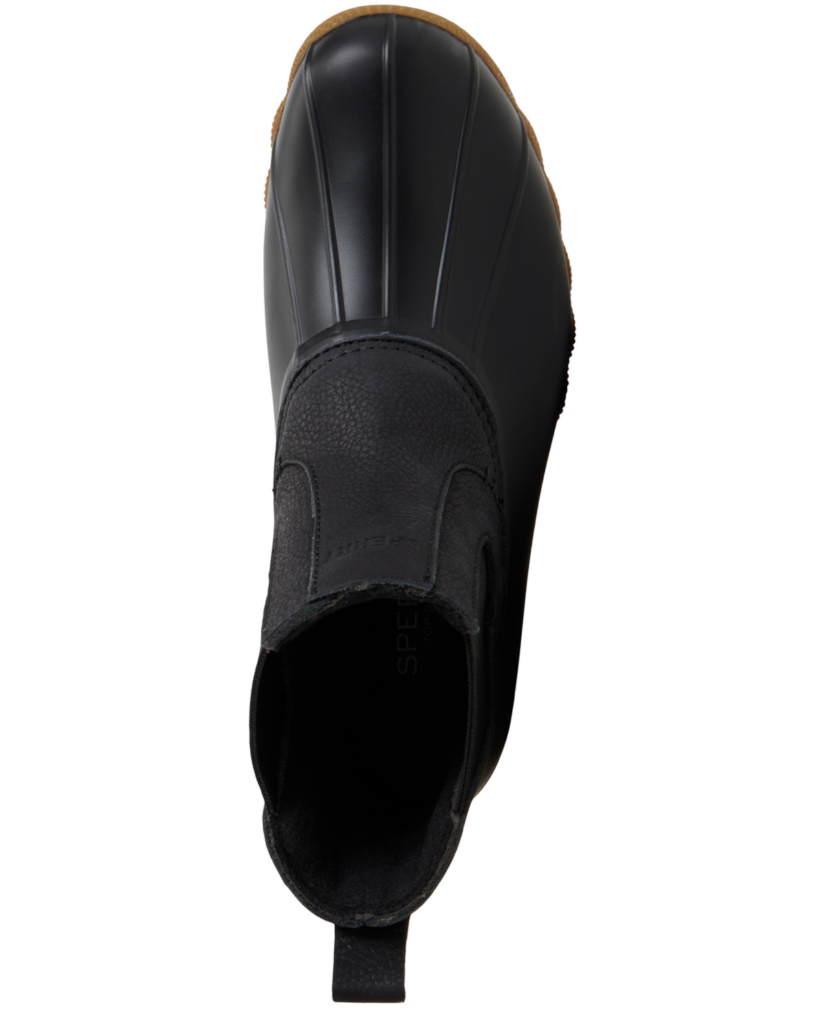 Sperry Saltwater Waterproof Duck Chelsea Boot In Black