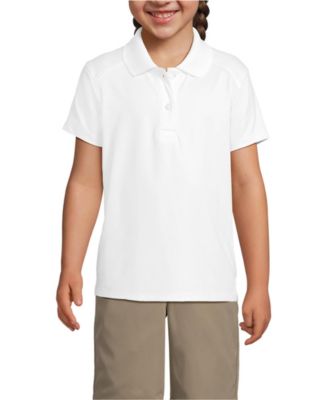 Girls Short Sleeve Feminine Fit Rapid Dry Polo Shirt