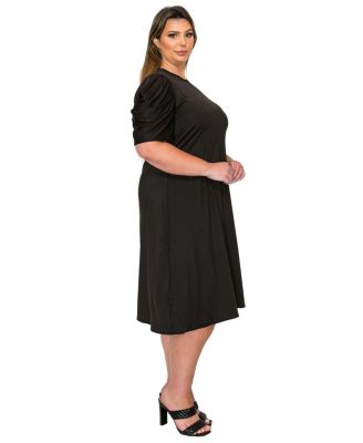 Plus Size Aleyna Flare Dress