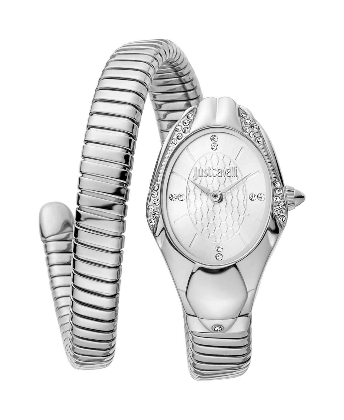 Women's Silver Stainless Steel Bracelet Watch, 35mm - Silver