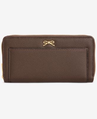 On 34th - Angii Solid Zip-Around Wallet