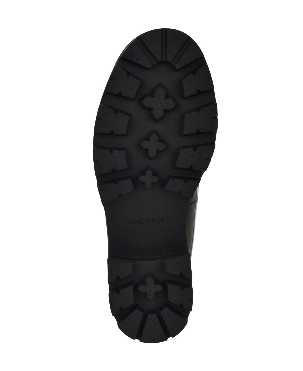 Nine West Women's Keram Chunky Lug Sole Penny Loafers In Black