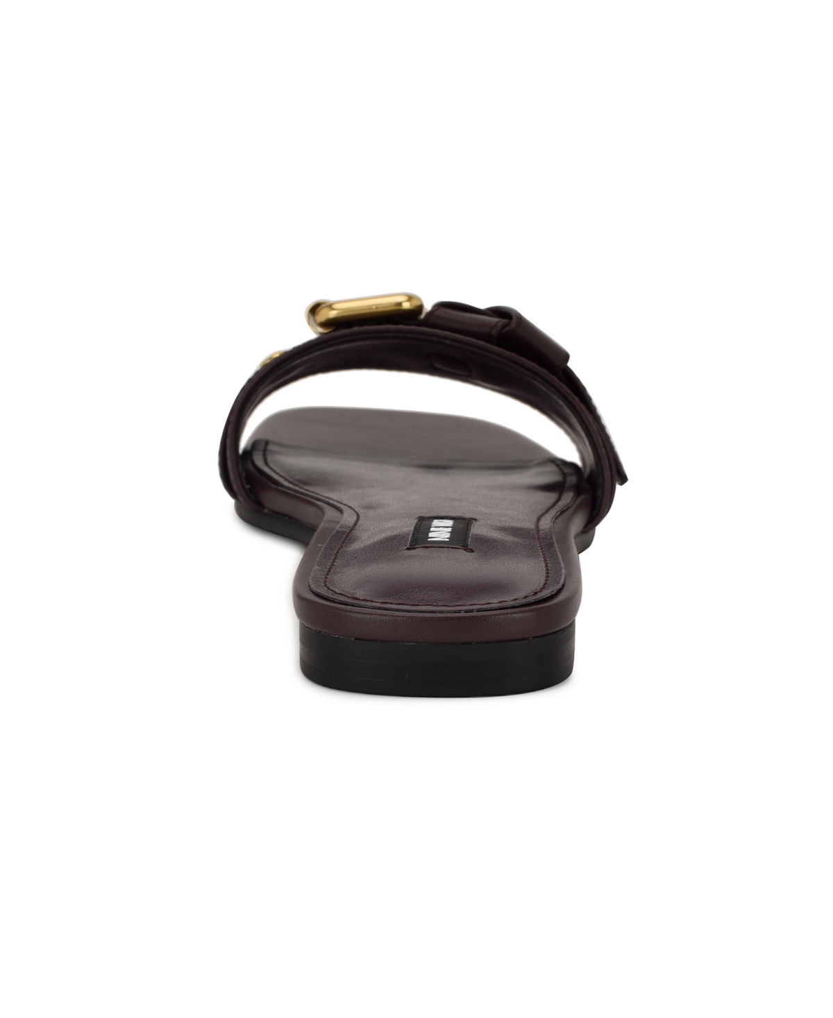Nine West Missj Slide Sandal In Burgundy