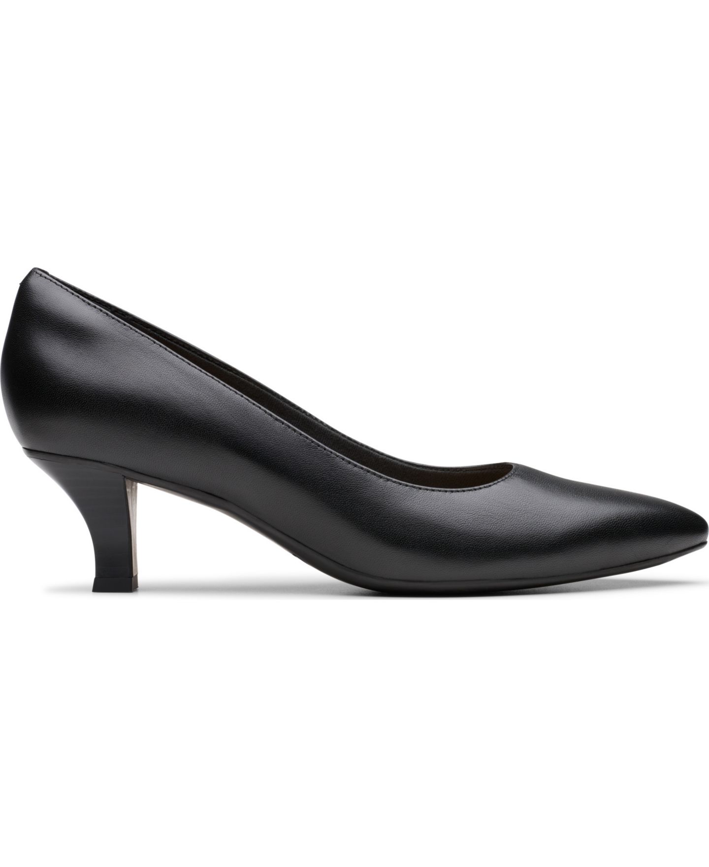 Женские туфли Clarks Collection Kepley Vine Pumps, цвет: Чёрный кожаный — фото 2