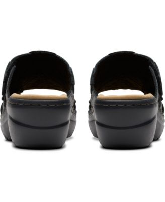 Merliah2 Belle Flower Leather Wedge Sandals