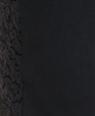 Women's Side Lace-Trim Capri Pants, Exclusively at Macy's