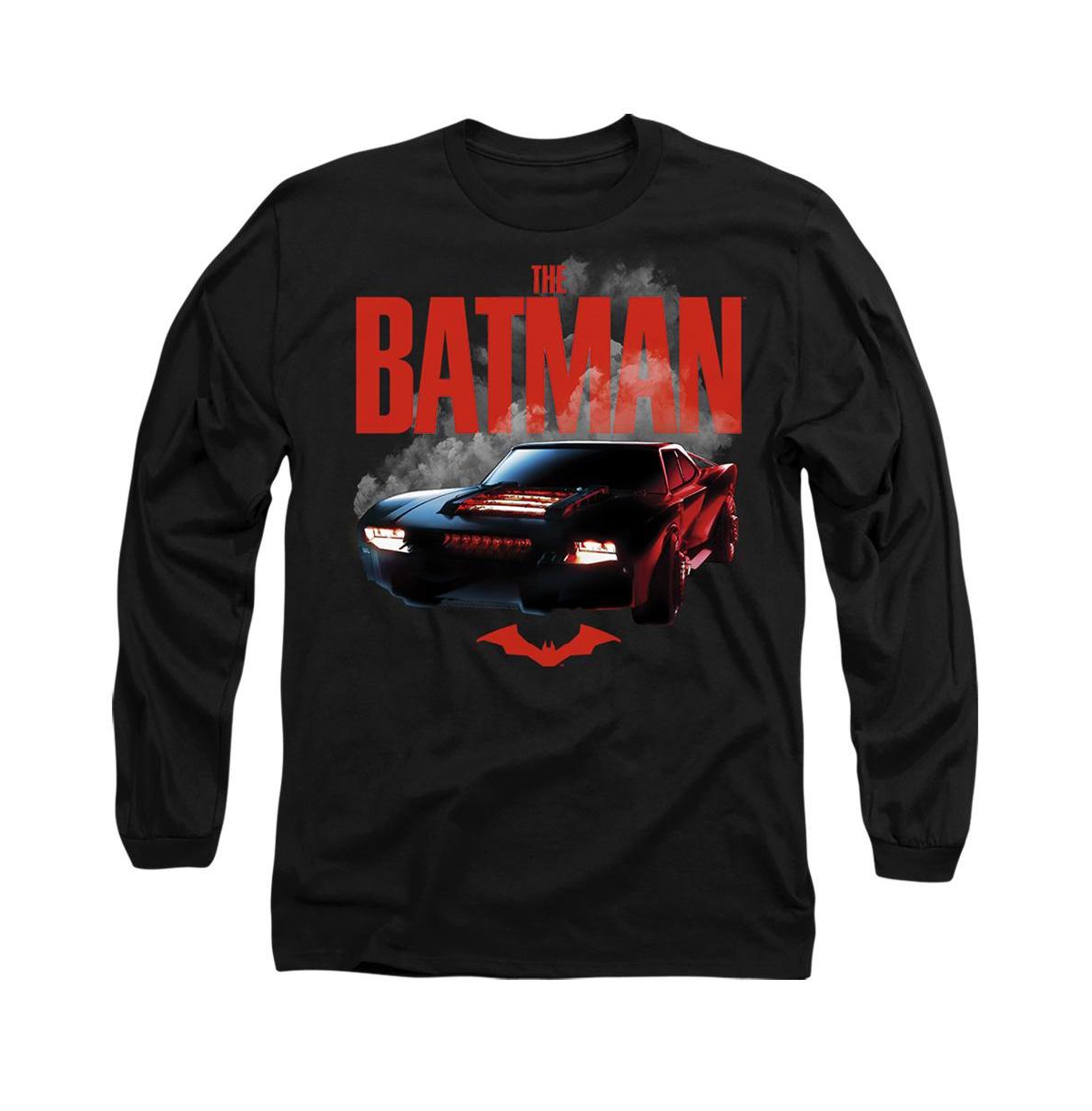 Men's The (2022) Batmobile Long Sleeve Adult T-Shirt - Black