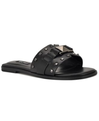Women's Griyen Studded Flat Slide Sandals