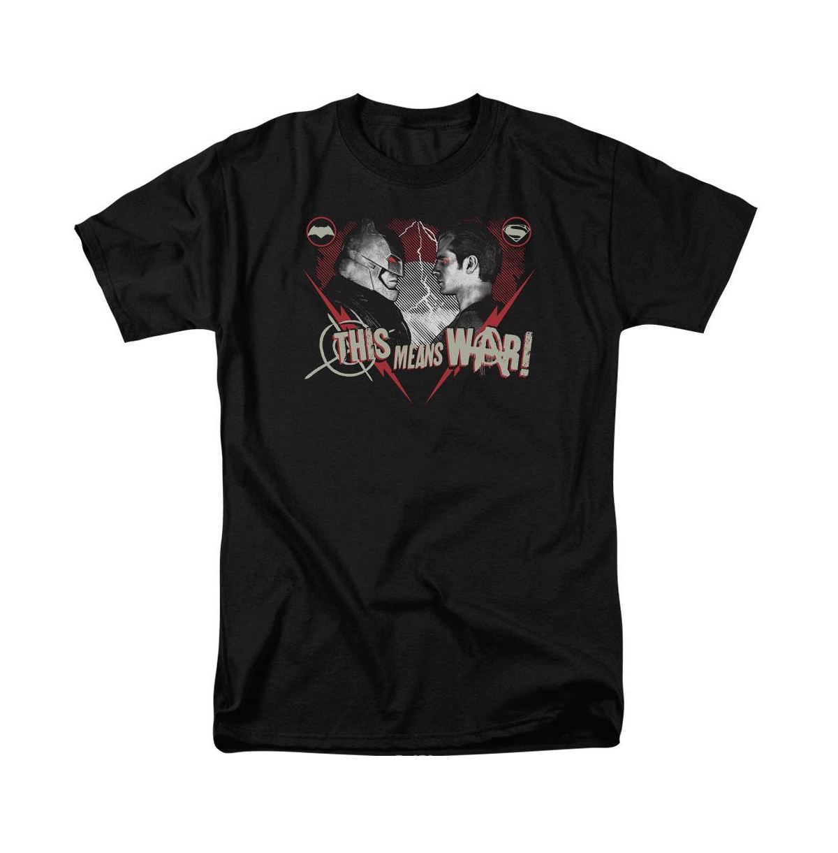 Men's This Means War Short Sleeve Adult Tee / T-Shirt - Black