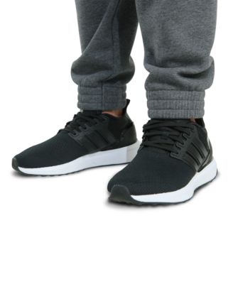 Big Boys Elastic-Waistband Essential Big Logo Fleece Heather Jogger Pants