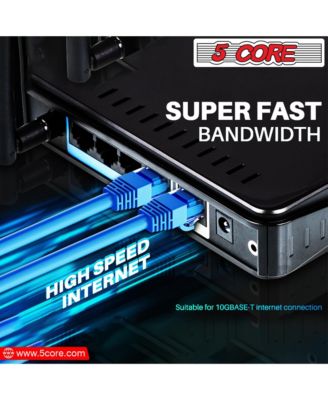 Cat 6 Ethernet Cable Long Computer Internet Cables WiFi RJ45 Cord for Gaming